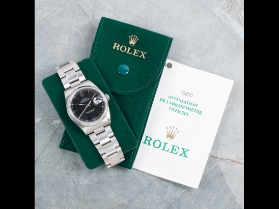 Ролекс (Rolex) Datejust 36 Oyster Nero Royal Black Onyx - Rolex Guarantee 16200